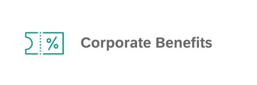 Icon und Text: Corporate Benefits